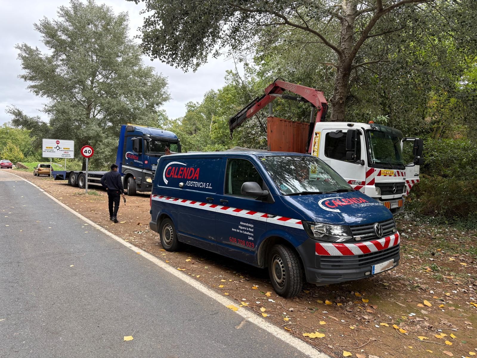 Furgón taller de apoyo en carretera